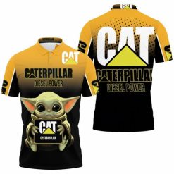 Baby Yoda Hugs Caterpillar Diesel Power 3d Jersey Polo Shirt Model A31171 All Over Print Shirt 3d T-shirt