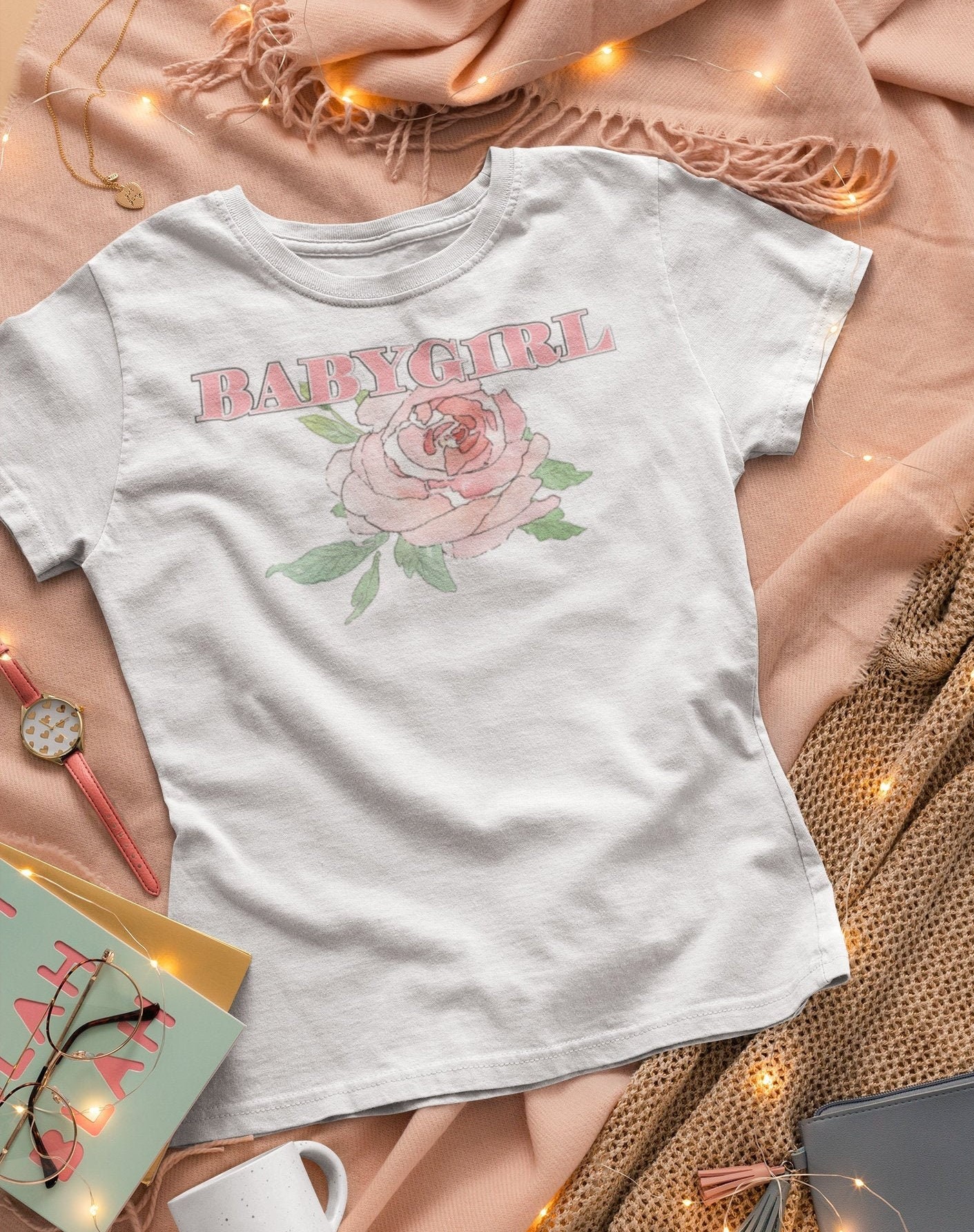 Babygirl Sexy Cosplay Vintage Rose Unisex T-Shirt