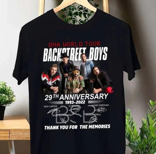 Backstreet Boys Dna World Tour 2022 Vocal Group Unisex T-Shirt