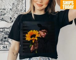 Bad Bunny Sunflower Vintage Art Unisex T-Shirt