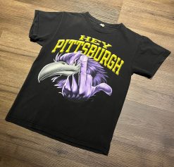 Baltimore Ravens Hey Pittsburgh Graphic Vintage Nfl Football Unisex T-Shirt