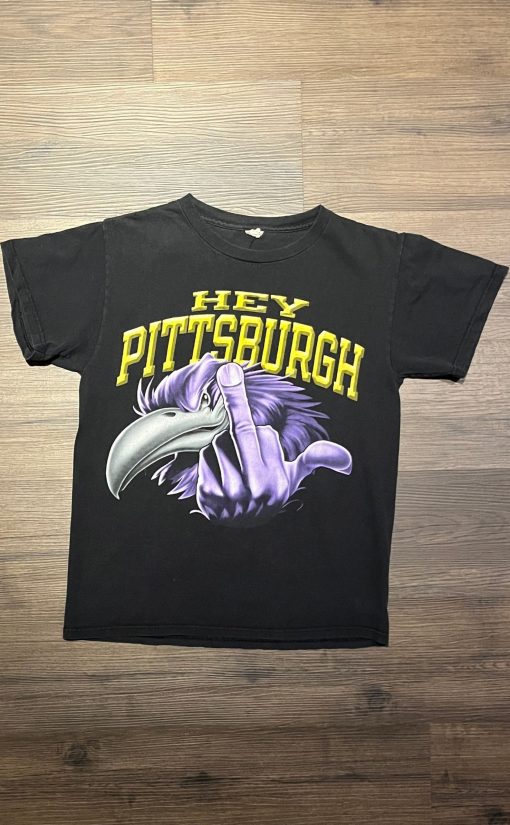 Baltimore Ravens Hey Pittsburgh Graphic Vintage Nfl Football Unisex T-Shirt