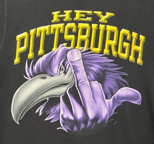 Baltimore Ravens Hey Pittsburgh Graphic Vintage Nfl Football Unisex T-Shirt