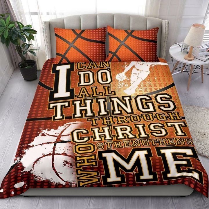 Basketball I Do All Things Cotton Bedding Sets