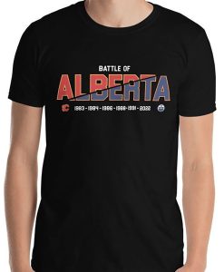 Battle Of Alberta Flames Vs Oilers 2022 Unisex T-Shirt