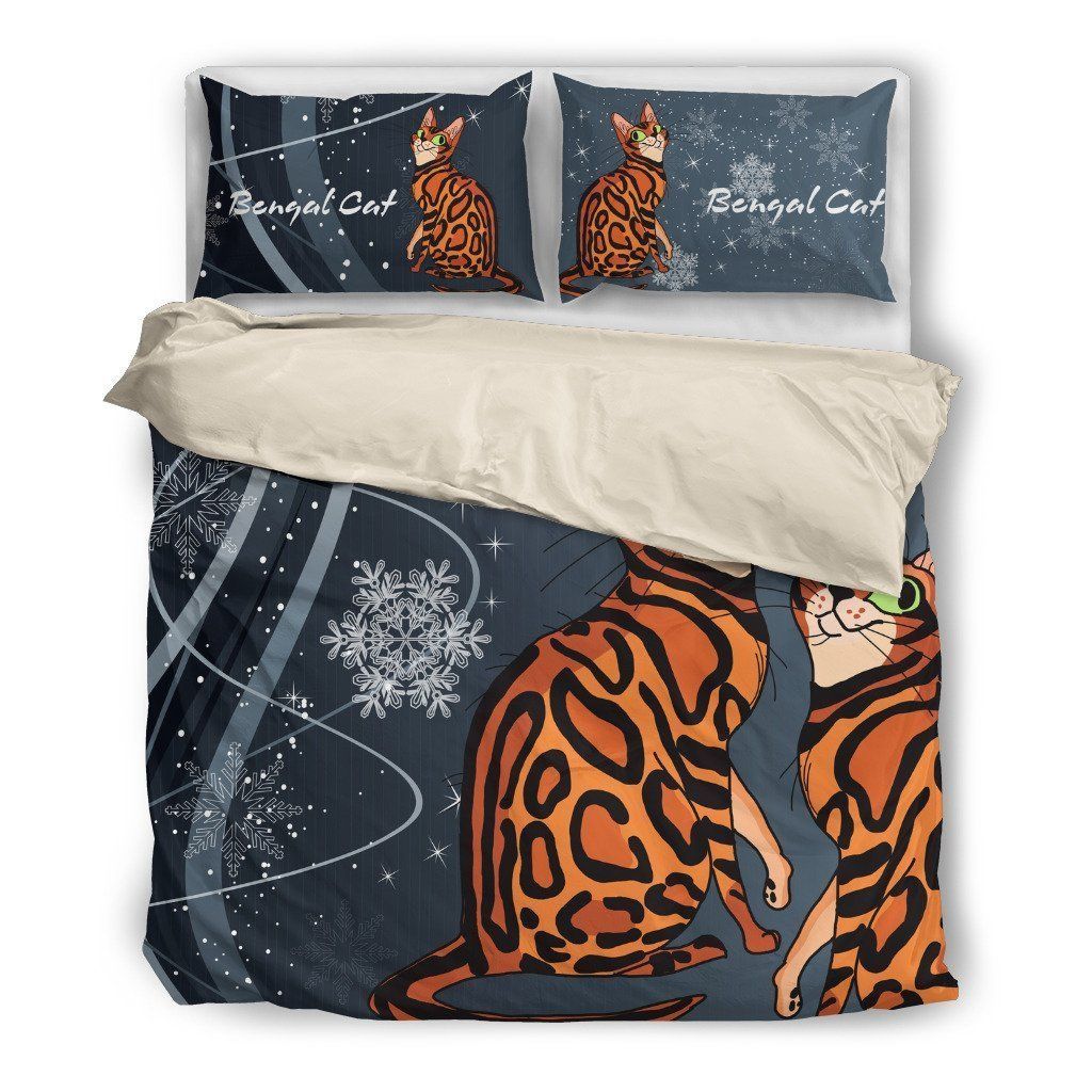 Bengal Cat Cotton Bedding Sets