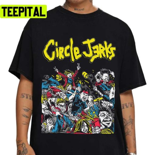 Best Artwork Bandlogo Circle Jerks Rock Band Unisex T-Shirt