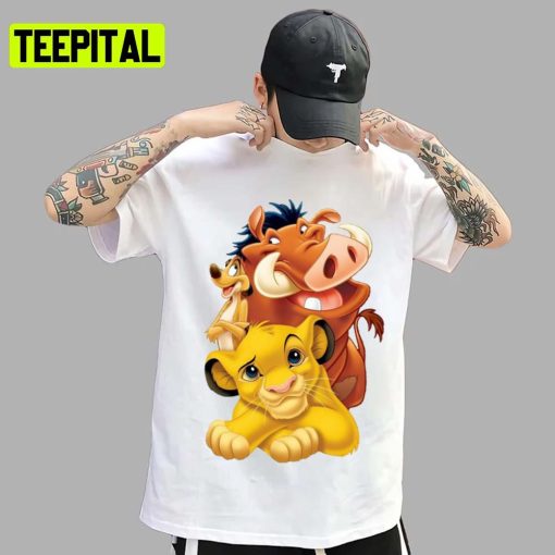 Bestfriend Timon And Pumbaa Simba The Lion King Unisex T-Shirt