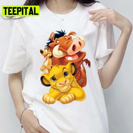 Bestfriend Timon And Pumbaa Simba The Lion King Unisex T-Shirt