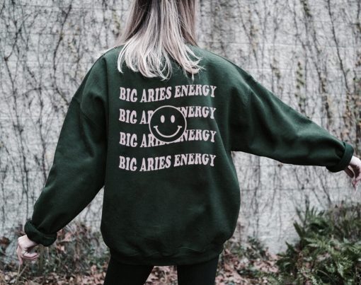 Big Aries Energy Pullover Unisex T-Shirt