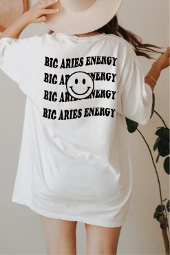 Big Aries Energy Pullover Unisex T-Shirt