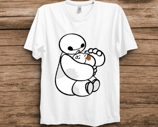 Big Hero Disney 6 Baymax Cat Cute Unisex T-Shirt