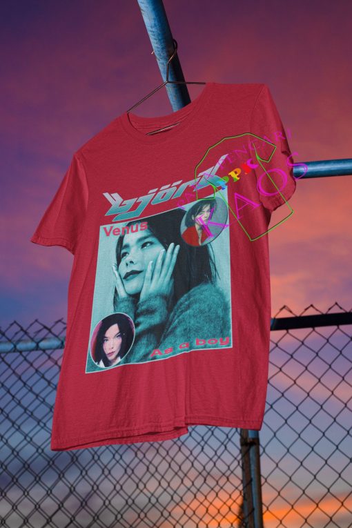 Bjork A Venus Boy Retro Unisex T-Shirt