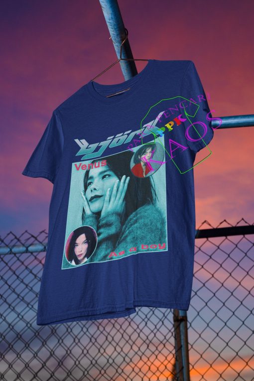 Bjork A Venus Boy Retro Unisex T-Shirt