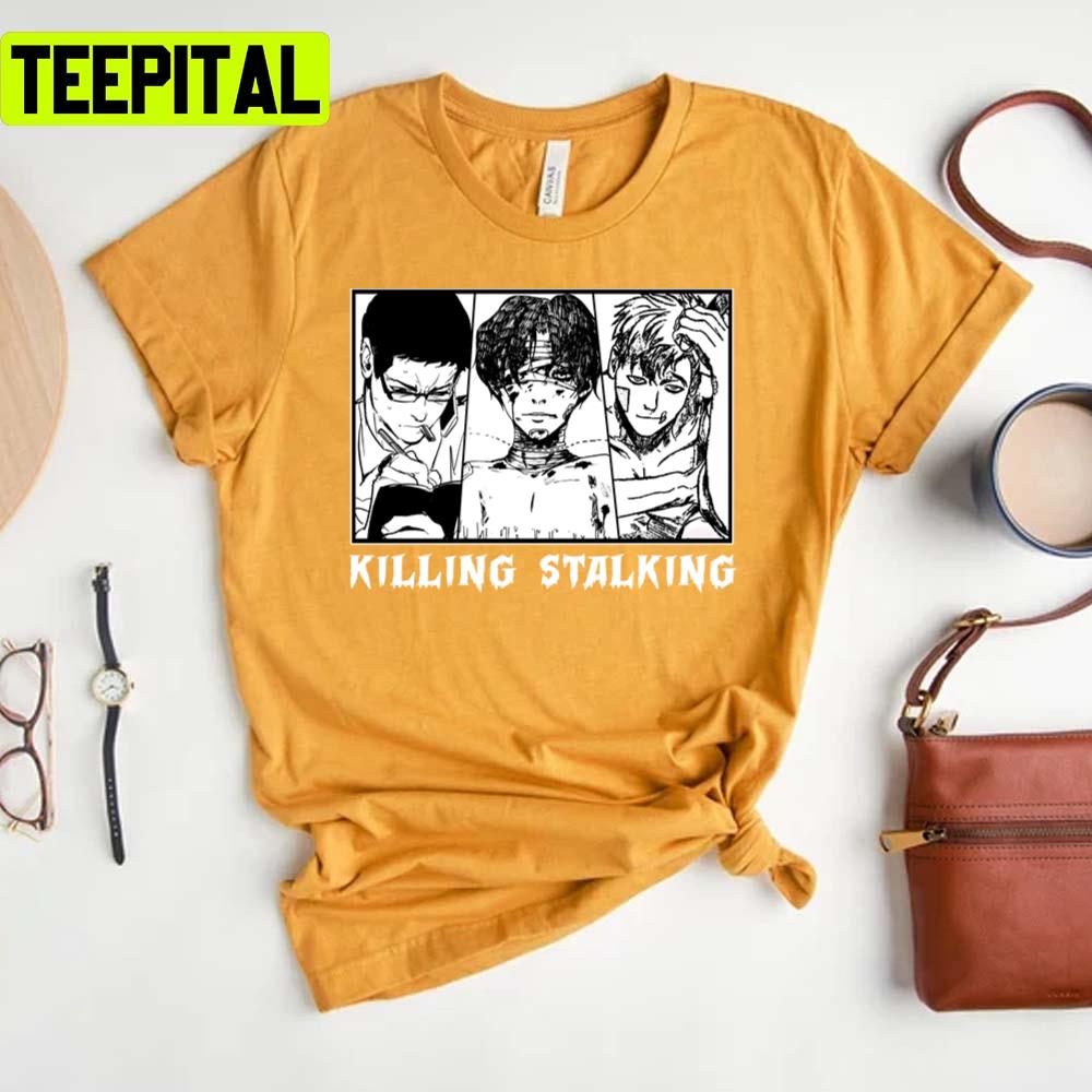 Black And White Korean Manhwa Characters Design Killing Stalking Unisex ...