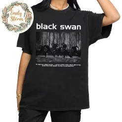 Black Swan Bangtan Bts Group Members Bt21 Characters Army Unisex T-Shirt