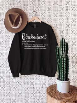 Blacknificent Woman Black History Month Unisex Sweatshirt