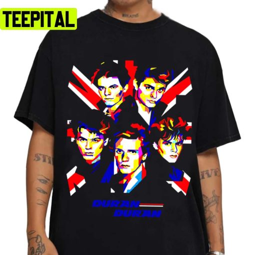 Blue Stail Personil The Legend Logo By Duran Duran Band Unisex T-Shirt