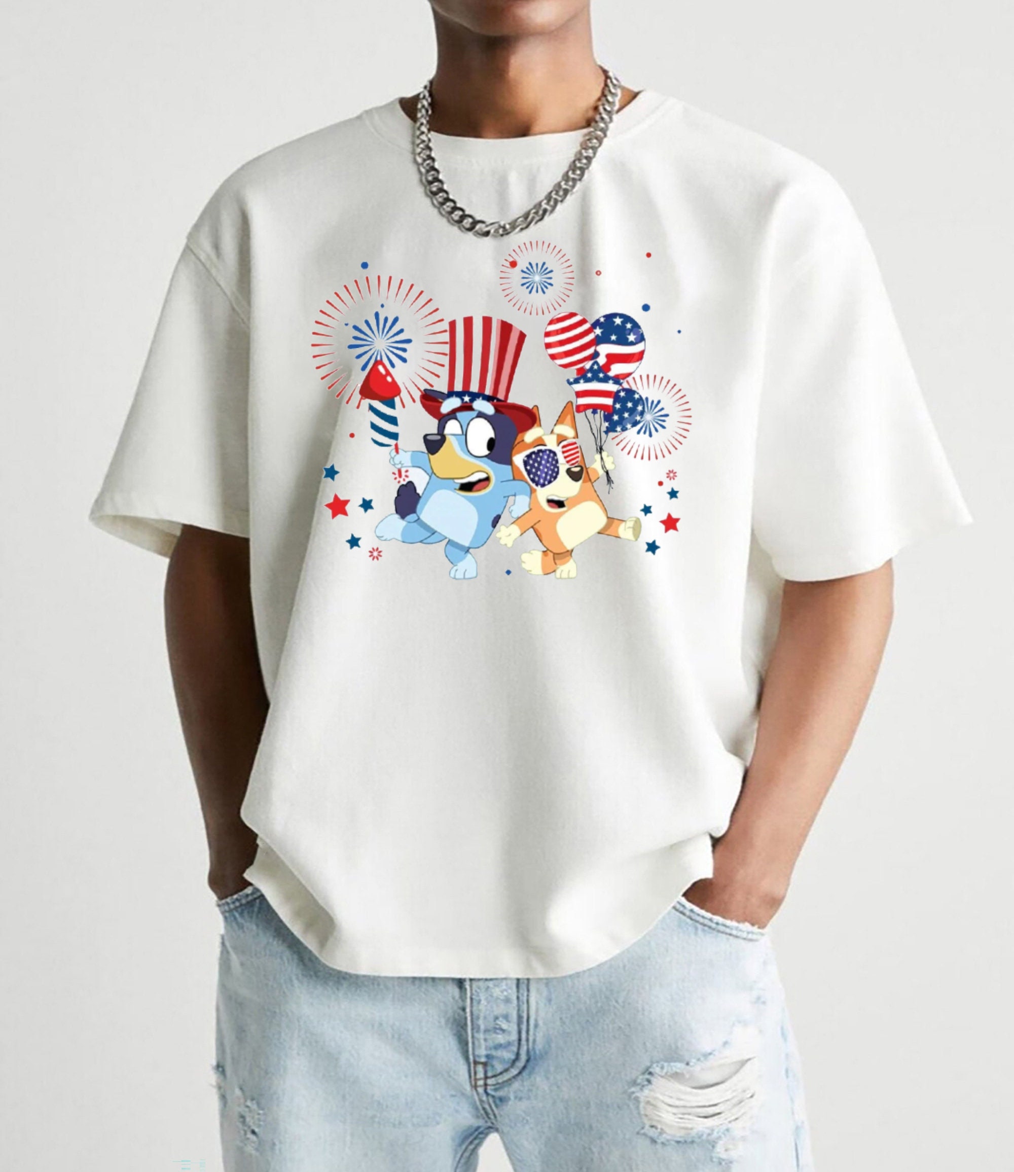 Bluey 4th Of July T-Shirt