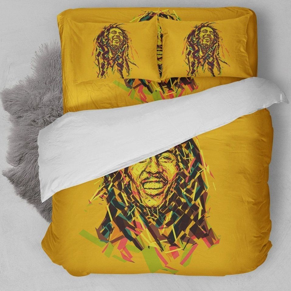 Bob Marley Illustration Art Bedding Set