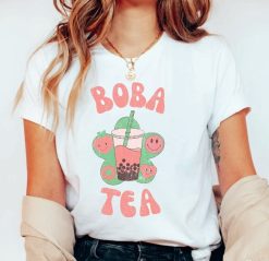 Boba Tea Vintage Retro Unisex T-Shirt