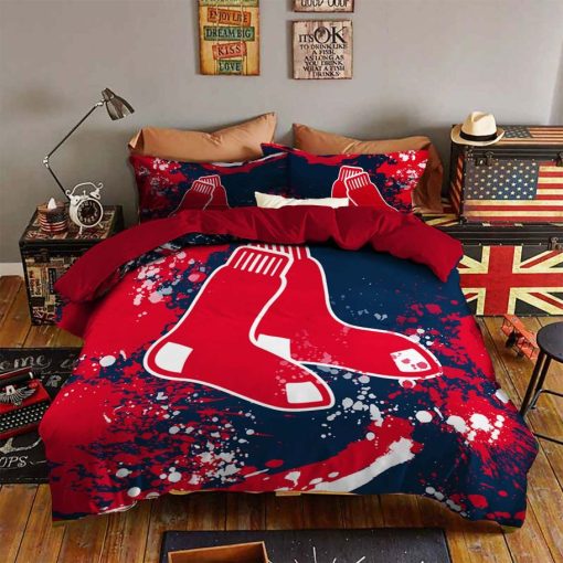 Boston Red Sox Bedding Set Sleepy