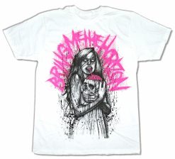 Brain White Bring Me The Horizon Zombie Unisex T-Shirt