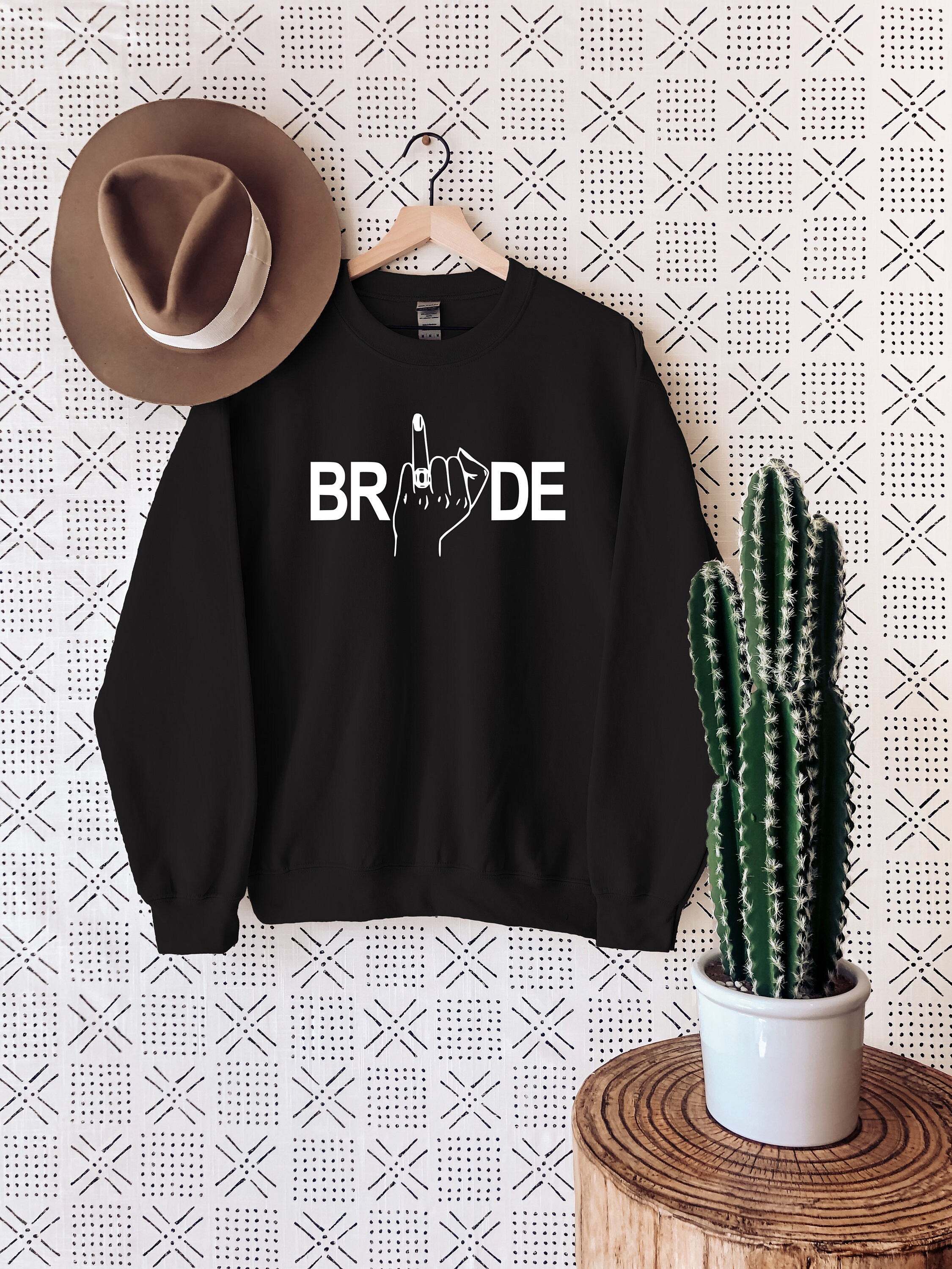 Bride Middle Finger Unisex Sweatshirt