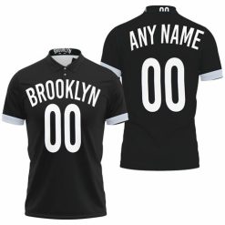 Brooklyn Nets Swingman Personalized Black Icon Edition 2019 Jersey Inspired Style Polo Shirt Model A3168 All Over Print Shirt 3d T-shirt