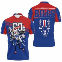 Buffalo Bills 60th Anniversary 2020 Afc East Division Champs Polo Shirt Model A468 All Over Print Shirt 3d T-shirt