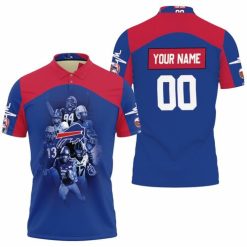 Buffalo Bills 60th Anniversary Great Players Personalized Polo Shirt Model A476 All Over Print Shirt 3d T-shirt