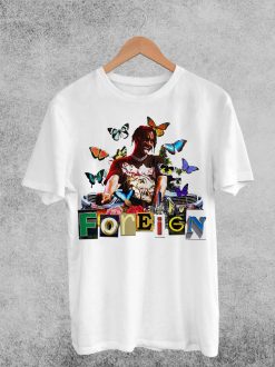 Butterflies Playboi Carti Foreign Graphic Unisex T-Shirt