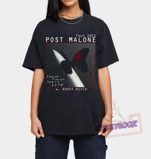 Butterfly Twelve Carat Toothache Post Malone 2022 Tour Stone Cold Unisex T-Shirt