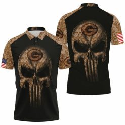 Camouflage Skull Green Bay Packers American Flag 3d Jersey Polo Shirt Model A31270 All Over Print Shirt 3d T-shirt