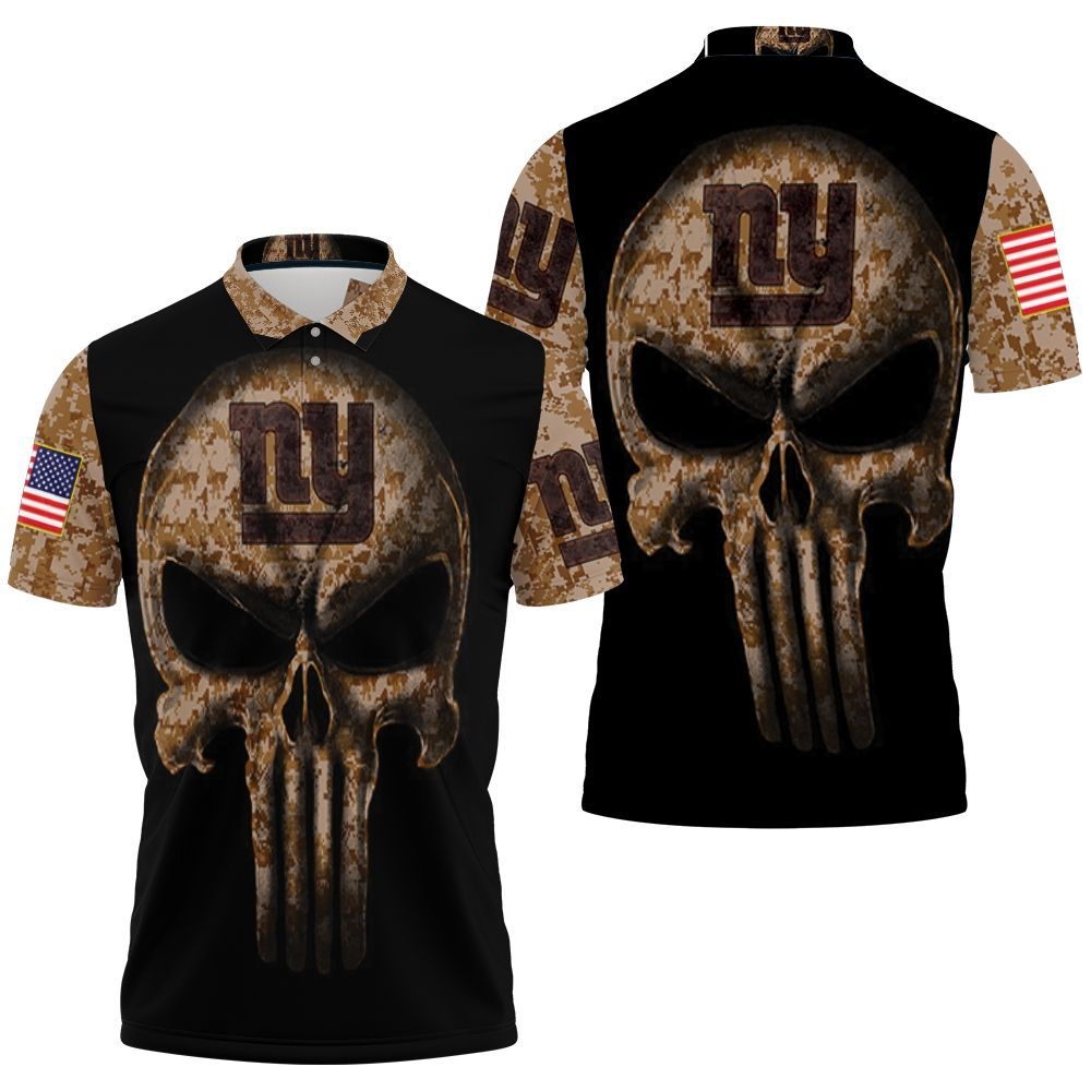 Camouflage Skull New York Giants American Flag Polo Shirt All Over Print  Shirt 3d T-shirt – Teepital – Everyday New Aesthetic Designs