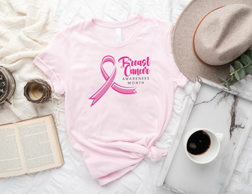 Cancer Awareness Cancer Ribbon Breast Cancer Support Unisex T-Shirt