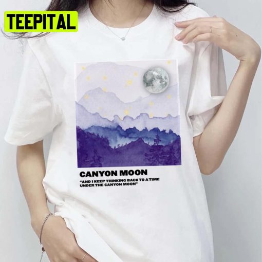 Canyon Moon Polaroid Harry Styles One Direction Unisex T-Shirt