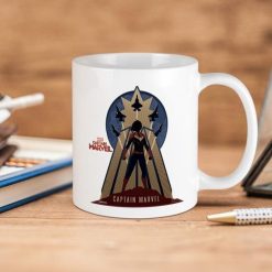 Captain Marvel Photon Fists 1 Premium Sublime Ceramic Coffee Mug White