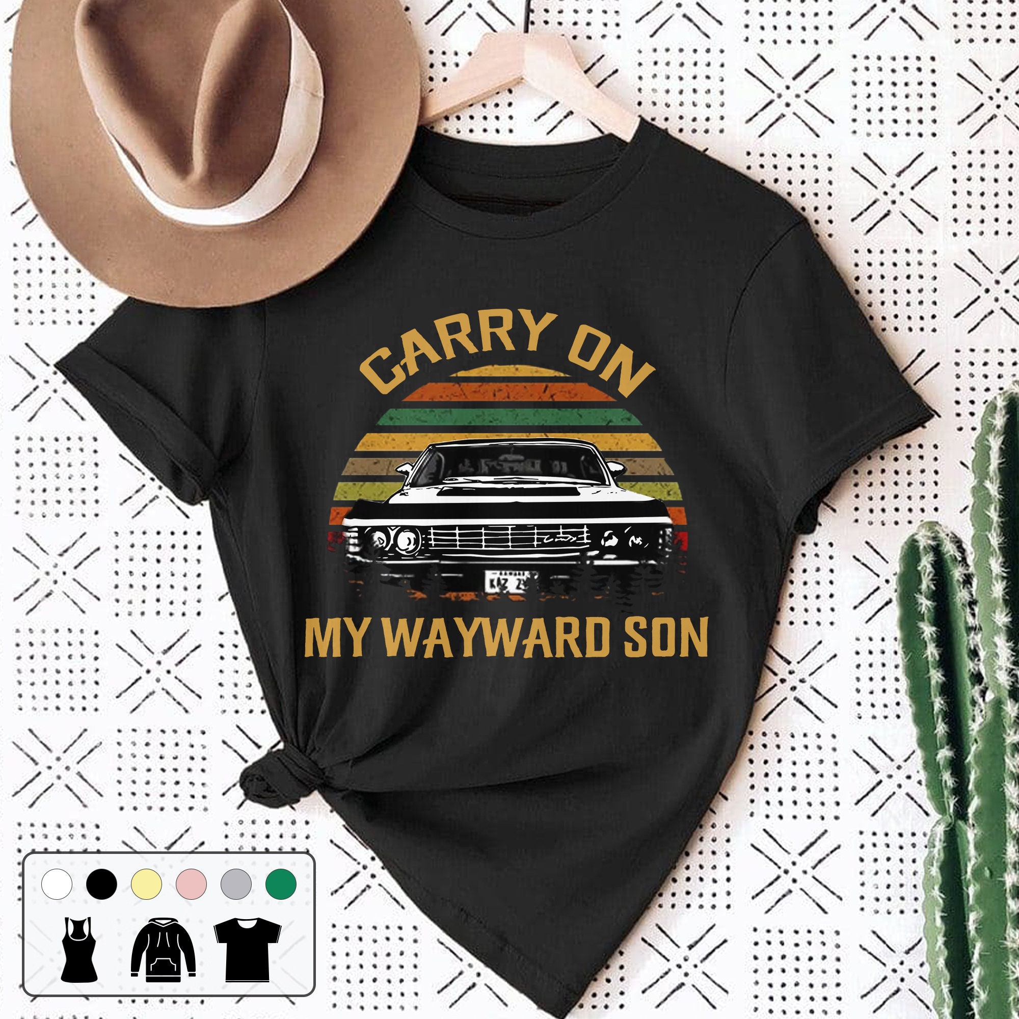 Carry On My Wayward Son Vintage Art Unisex T-Shirt