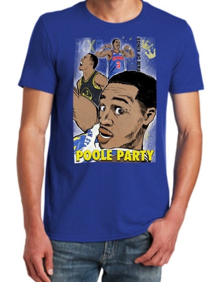 Cartoon Style Jordan Poole Party Warriors Poole Party Basketball Unisex T-Shirt