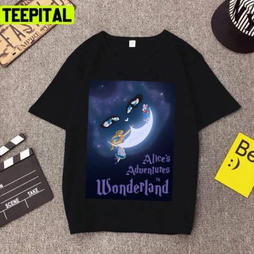 Cheshire Moon Alices Adventures In Wonderland Unisex T-Shirt