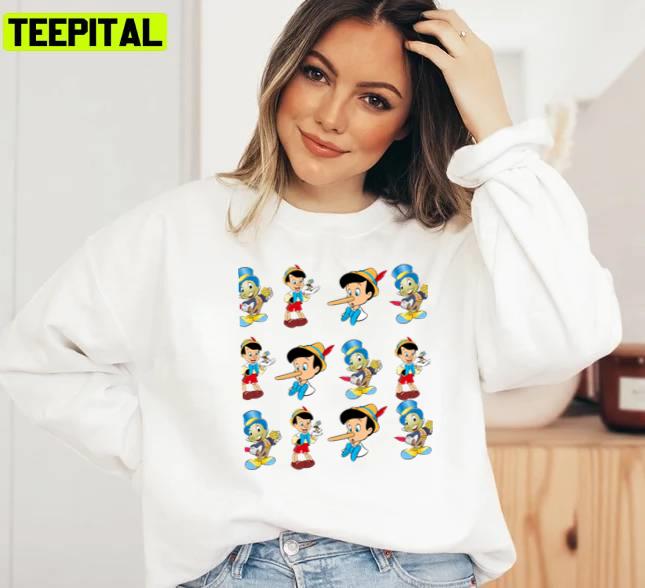 Chibi Art Of Pinocchio Disney Unisex Sweatshirt