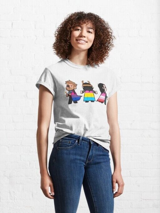 Chibi Tv Series Bisexual Lgbt Happy Pride Month Marvel Studio Unisex T-Shirt