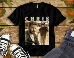 Chris Evans Portrait Graphic Poster Captain America Marvel Shirt