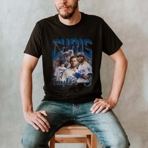 Chris Taylor 90s Baseball Los Angeles Dodgers Sport Mlb Unisex T-Shirt