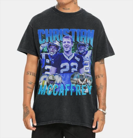 Christian Mccaffrey American Football Carolina Football Nfl Champion Bootleg Unisex T-Shirt