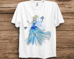 Cinderella Watercolor Twirling Disney Unisex T-Shirt