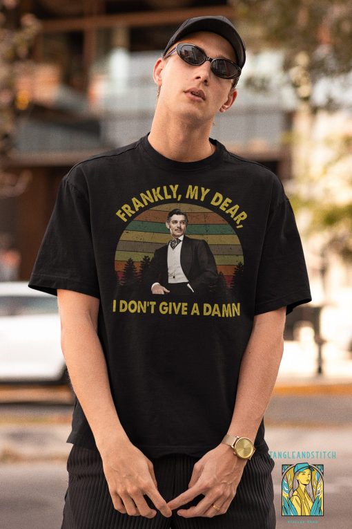 Clark Gable Frankly My Dear I Don’t Give A Damn Retro Clark Gable Unisex T-Shirt