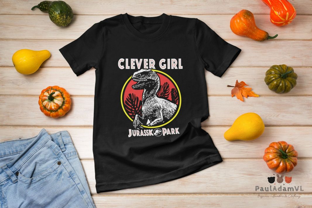 Clever Girl Jurassic Park Vintage T-Shirt