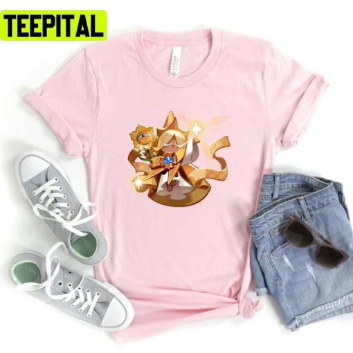 Cookie Run Kingdom Pumpkin Pie Cookie Pure Vanilla Cookie Unisex T-Shirt